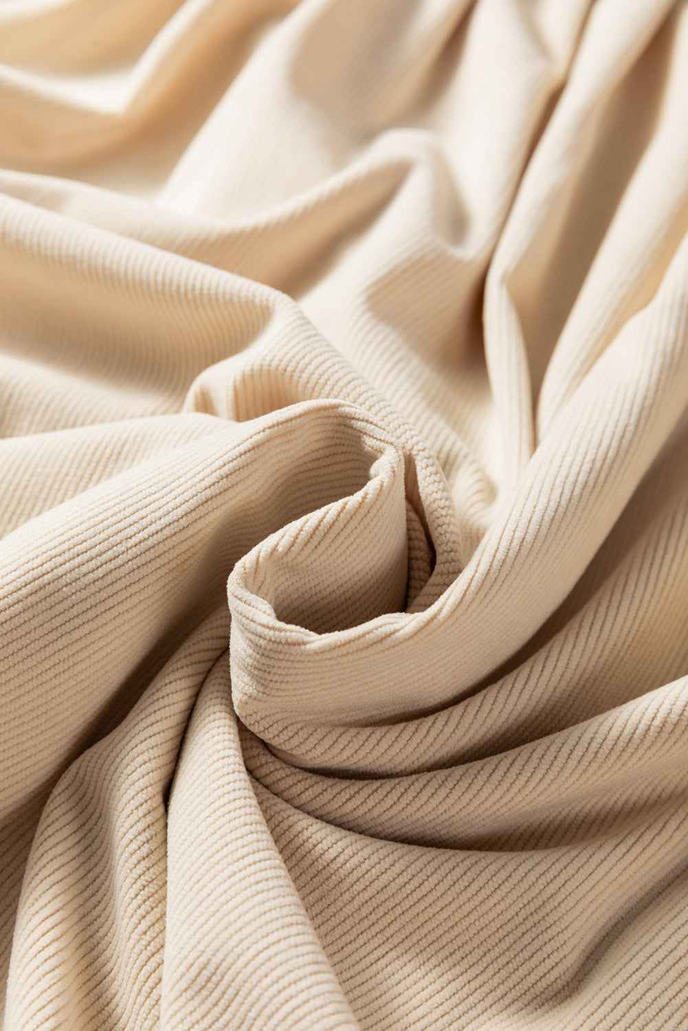 Parchment Notched Neck Scallop Detail Plus Size Mini Dress