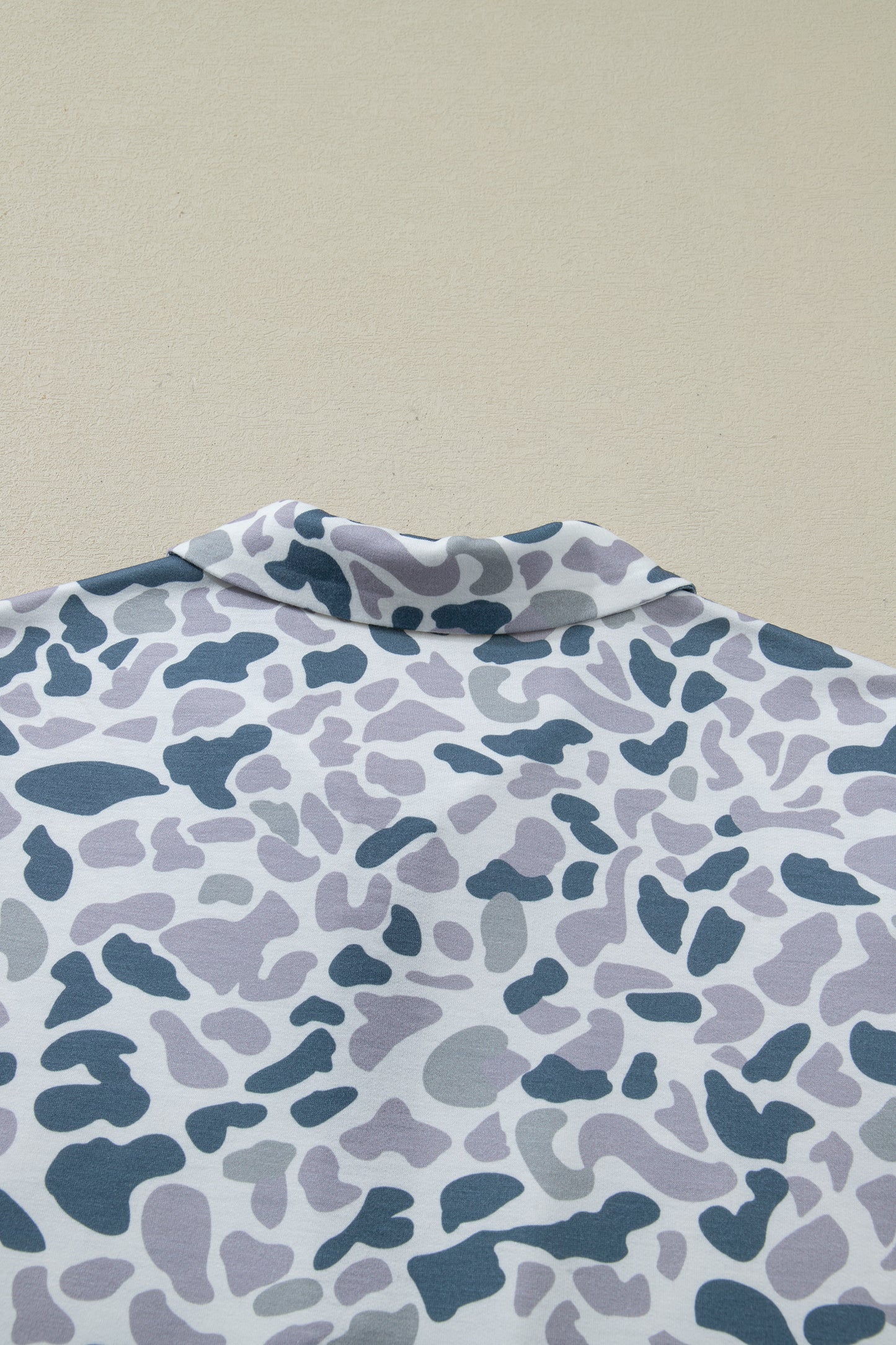 Multicolour Abstract Patterned Polo Collar T Shirt and Shorts Set